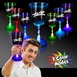 10 oz. Light Up MultiColor Glow LED Wine Glass -  