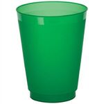 12 oz. Frost-Flex Plastic Stadium Cup - High Quantity - Frost Green