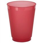 12 oz. Frost-Flex Plastic Stadium Cup - High Quantity - Frost Red