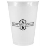 12 oz. Frost-Flex Plastic Stadium Cup - High Quantity - Frosted