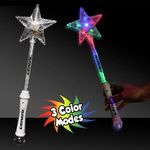 15" Multi Color LED Light Up Glow Star Wand -  