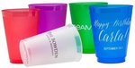 Buy 16 Oz Stadium Cup Drinking Glass Frost-Flex Reusable Plastic