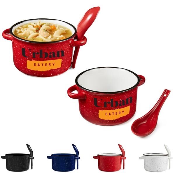 Main Product Image for Advertising 20 Oz Campfire Soup Bowl With Spoon