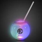 20oz Multicolor LED Ball Tumbler with Straw -  