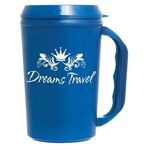 22 oz. Insulated Travel Mug - Pearl Blue