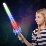 Buy Custom Printed Light Up LED Spinner Sword 23" 