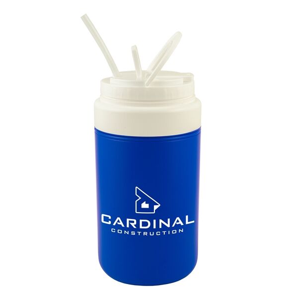 Main Product Image for 64 Oz Insulated Glacier Cooler Jug With Straw