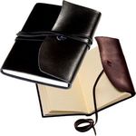 Americana Leather-Wrapped Journal -  