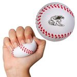 Baseball Super Squish Stress Reliever - White
