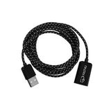Braided Long Cable - Black