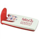First Aid Snap Top Safety Kit - White-red