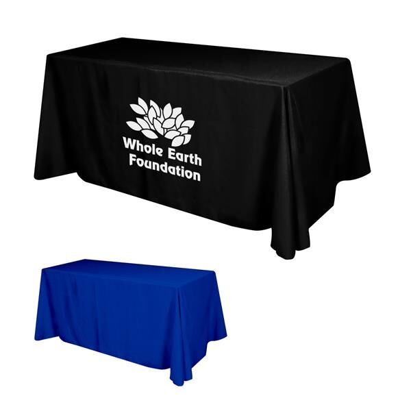 Main Product Image for Flat Polyester 4-Sided Table Cover - fits 6' standard table