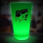 Green LED Light Up Drinking Neon Look 16 oz Pint Glass -  