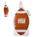 HydroPouch!(TM) 22 oz. Football Collapsible Water Bottle -  