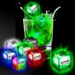 Imprinted Liquid Activated Light Up Ice Cubes -  