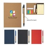 MeetingMate Notebook With Pen And Sticky Flags -  