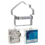 Metal House Cookie Cutter - Silver