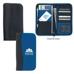 Microfiber Travel Wallet With Embossed PVC Trim -  