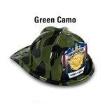 Modern Green Camo Fire Hats Custom -  