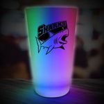 Multi Color LED Light Up Glow Neon Look 16 oz Pint Glass -  