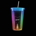 Multi Color Light Up Travel Cup with Star Insert -  