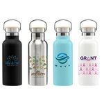Oahu 17oz. Double Wall Stainless Canteen Bottle - Full Color -  