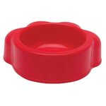 Paw shaped pet bowl - Red