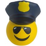 Police Emoji Stress Reliever - Yellow