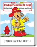 Practice Fire Safety Spanish Coloring and Activity Book -  