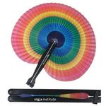Rainbow Folding Fan -  