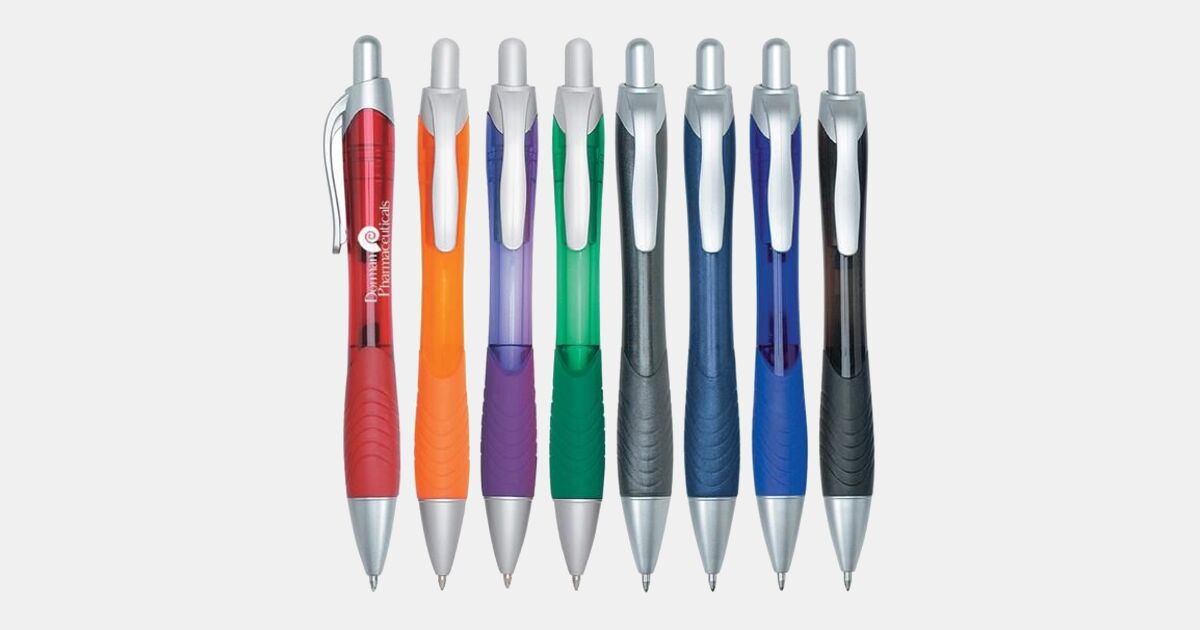 Advertising Rio Gel Pen With Contoured Rubber Grip With Your Logo