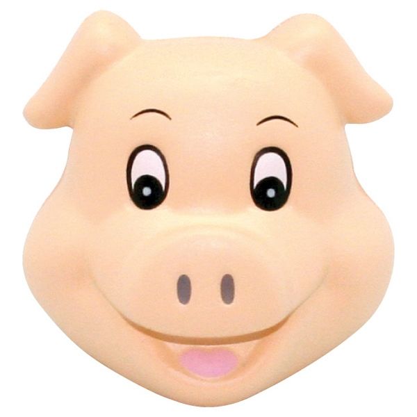 Main Product Image for Custom Squeezies (R) Cute Pig Head Stress Reliever