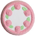 Squeezies(R) Cake Stress Reliever - White-pink