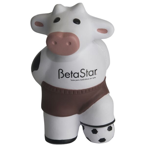 Main Product Image for Promotional Squeezies (R) Soccer Cow Stress Reliever