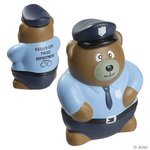 Buy Imprinted Stress Reliever Police Bear