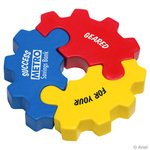 Buy Imprinted Stress Reliever Gear 3 Piece Puzzle Set