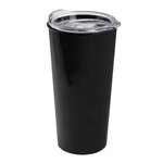 The Roadmaster - 18 Oz. Travel Tumbler With Clear Slide Lid - Black