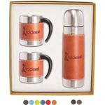 Tuscany (TM) Coffee Cup and Thermos Set - Red