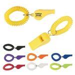 Whistle With Coil - Yellow