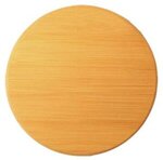 1 Pack Round Bamboo Coaster - Brown