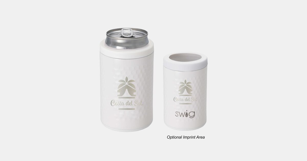 Imprinted Metallic Can Coolers (12 Oz.)