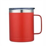14oz Stainless Steel Camping Mug - Red