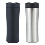 16 oz stainless and plastic liner and lid   Rocker  tumbler -  