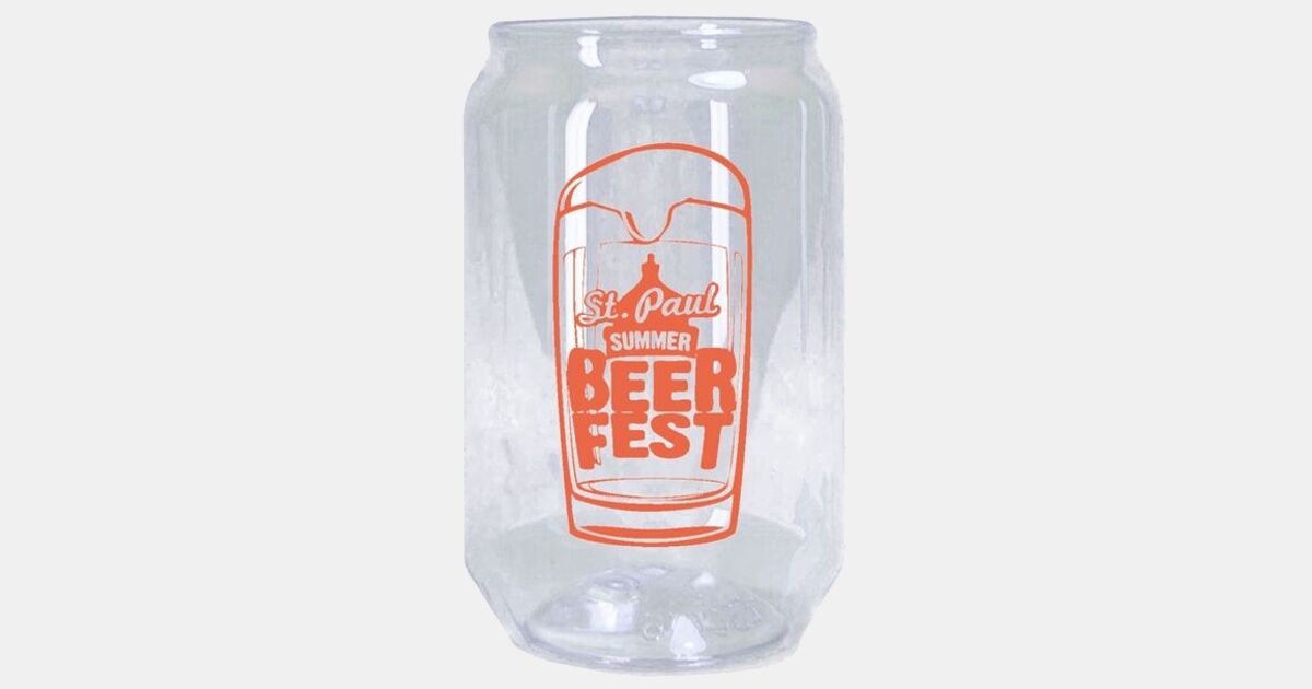 Corporate Logo Beer Can Glass - 16 oz