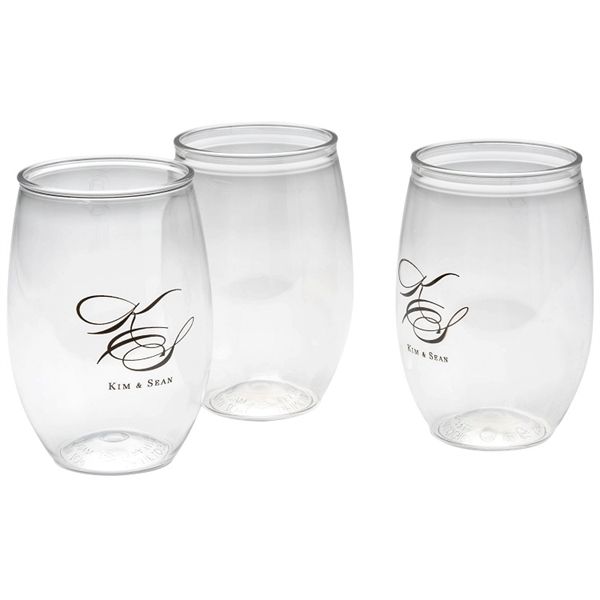 16oz personalized stemless wine glass custom order 