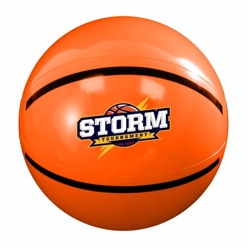 Main Product Image for Custom Printed Sport Beach Ball - Basketball 16"