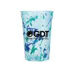 17 oz. Confetti Stadium Cup - Blue/Green