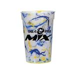 17 oz. Confetti Stadium Cup - Blue/Yellow