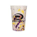 17 oz. Confetti Stadium Cup - Yellow/Purple