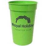 17 oz. Smooth Stadium Cup - Lime Green